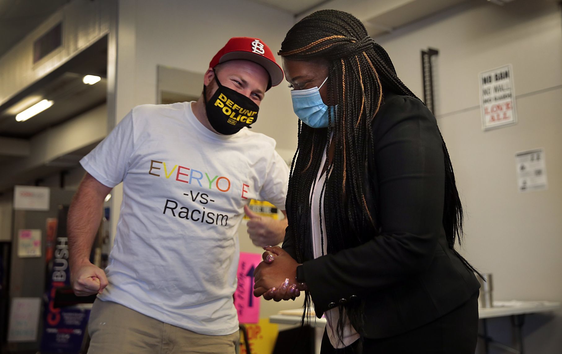 After historic win, Cori Bush sets sights on Congress